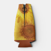 Cooler Sommer Sonnenblumen Flaschenwrap Flaschenkühler (Rückseite)