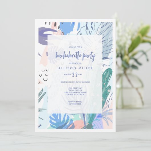 Cooler Sommer-tropischer Einladung (Stehend Vorderseite)