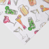 Cooler Sommer-Watercolor gemalter Seidenpapier (Ausschnitt)