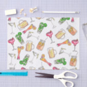 Cooler Sommer-Watercolor gemalter Seidenpapier (Handwerk)