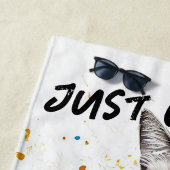 Cooler Sommerkatzengebrauch Strandtuch (Beispiel)