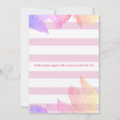 Cooler Sommerskriptpool Party Geburtstag Einladung (Rückseite)