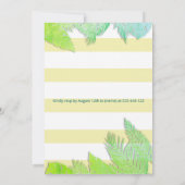 Cooler Sommerskriptpool Party Geburtstag Einladung (Rückseite)