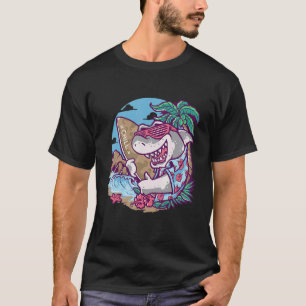 Cooler Sommerurlaub Hai Kleidung Hai Kinder Frauen T-Shirt