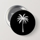 Cooler Sommerurlaub Sunset Beach Palm Tree Button (Vorne & Hinten)
