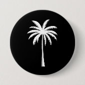Cooler Sommerurlaub Sunset Beach Palm Tree Button (Vorderseite)