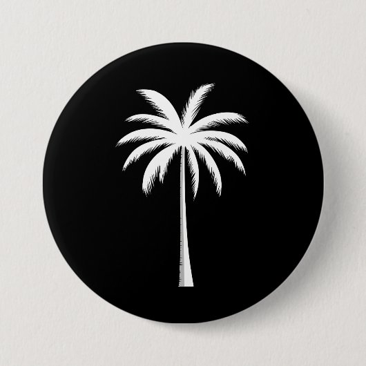 Cooler Sommerurlaub Sunset Beach Palm Tree Button (Vorderseite)