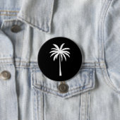 Cooler Sommerurlaub Sunset Beach Palm Tree Button (Beispiel)