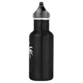 Cooler Sommerurlaub Sunset Beach Palm Tree Edelstahlflasche (Rechts)