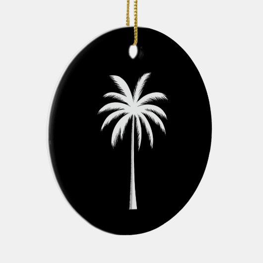 Cooler Sommerurlaub Sunset Beach Palm Tree Keramik Ornament (Rechts)