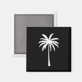 Cooler Sommerurlaub Sunset Beach Palm Tree Magnet (Vorderseite/Rückseite)