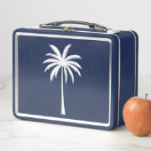 Cooler Sommerurlaub Sunset Beach Palm Tree Metall Brotdose (Beispiel)