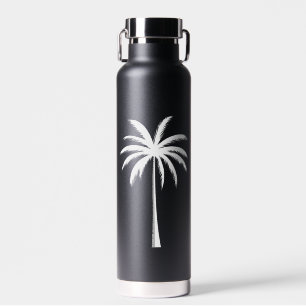 Cooler Sommerurlaub Sunset Beach Palm Tree Trinkflasche