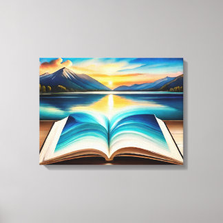 cooler Sonnenaufgang Leinwanddruck