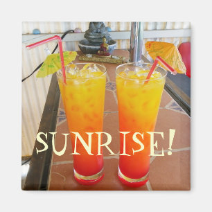 Cooler Sonnenaufgang-Magnet! Magnet