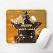 Cooler Sonnenaufgang Schwarze Gold Metallische Ste Mousepad (Mit Mouse)