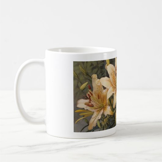 Cooler Sonnenblumenmuschel Kaffeetasse (Links)