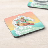 Cooler Sonnenuntergang Getränkeuntersetzer (Linke Seite)