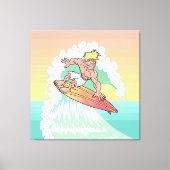 Cooler Sonnenuntergang Leinwanddruck (Vorderseite)