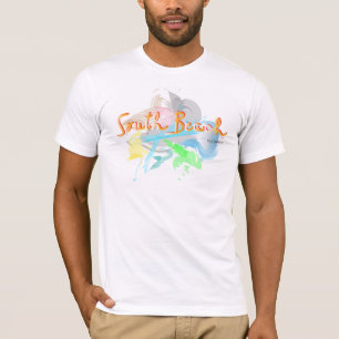 Cooler South Beach, abstraktes Design in Florida T-Shirt