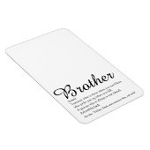 Cooler Spaß am Besten Bruder je Definition Magnet (Rechte Seite)
