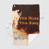 Cooler Spaß an der Rust Golfhandtuch (Insitu)