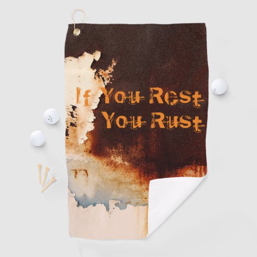 Cooler Spaß an der Rust Golfhandtuch (Insitu)