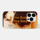 Cooler Spaß an der Rust iPhone Hülle (Rückseite (Horizontal))