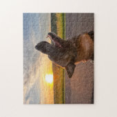 Cooler Spaß Dog Pet Foto, Familienspiel Nacht Puzzle (Vertikal)