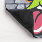 Cooler Spaß Graffiti farbenfrohe Straßenkunst Spaß Mousepad (Ecke)