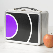 Cooler Spaß Lila Schwarz-weiße Kunst