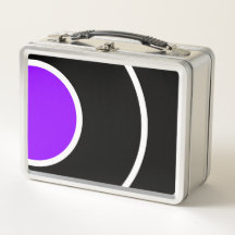 Cooler Spaß Lila Schwarz-weiße Kunst