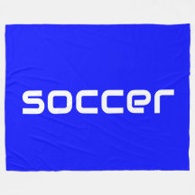 Cooler Spaß Moderner weißer SOCCER-Text auf Vivid