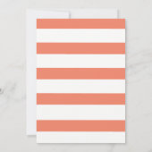 Cooler Spaß Neon Typografie Streifen süß 16 Einladung (Rückseite)