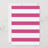 Cooler Spaß Neon Typografie Streifen süß 16 Einladung (Rückseite)