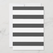 Cooler Spaß Neon Typografie Streifen süß 16 Einladung (Rückseite)