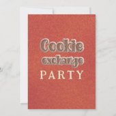 Cooler Spaß Retro Weihnachtsmannmütze Cookie Austa Einladung (Rückseite)
