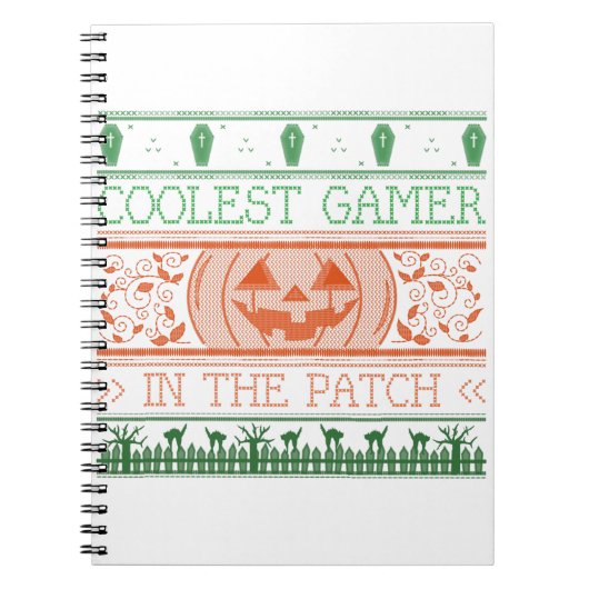 Cooler Spieler Notizblock (Vorderseite)