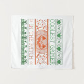 Cooler Spieler Wandteppich (Vorderseite (Horizontal))