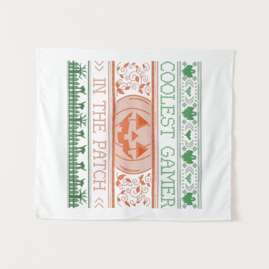 Cooler Spieler Wandteppich (Vorderseite (Horizontal))