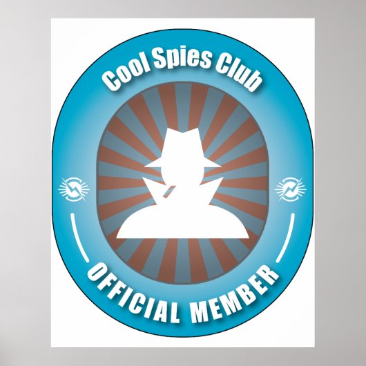 Cooler Spionage Club Poster (Vorne)