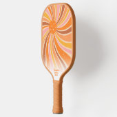 Cooler Spiralschlitz Retro löst benutzerdefinierte Pickleball Schläger (Links)