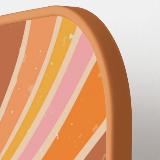 Cooler Spiralschlitz Retro löst benutzerdefinierte Pickleball Schläger (Linke Seite)