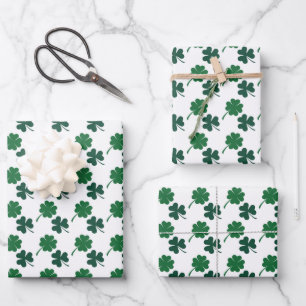 Cooler St. Patrick's Day-Fliesen Geschenkpapier Set