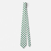 Cooler St. Patrick's Day Vierblattklee Krawatte (Vorderseite)