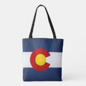 Cooler Staat der Fahne Colorado Tasche (Rückseite)
