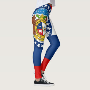 Cooler Staat der Fahne von Missouri Leggings