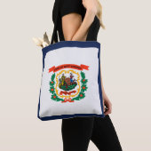 Cooler Staat der Fahne West Virginia Tasche (Von Nahem)