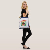 Cooler Staat der Fahne West Virginia Tasche (Am Model)