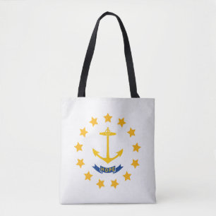 Cooler Staat der Flagge der Insel Rhode Tasche